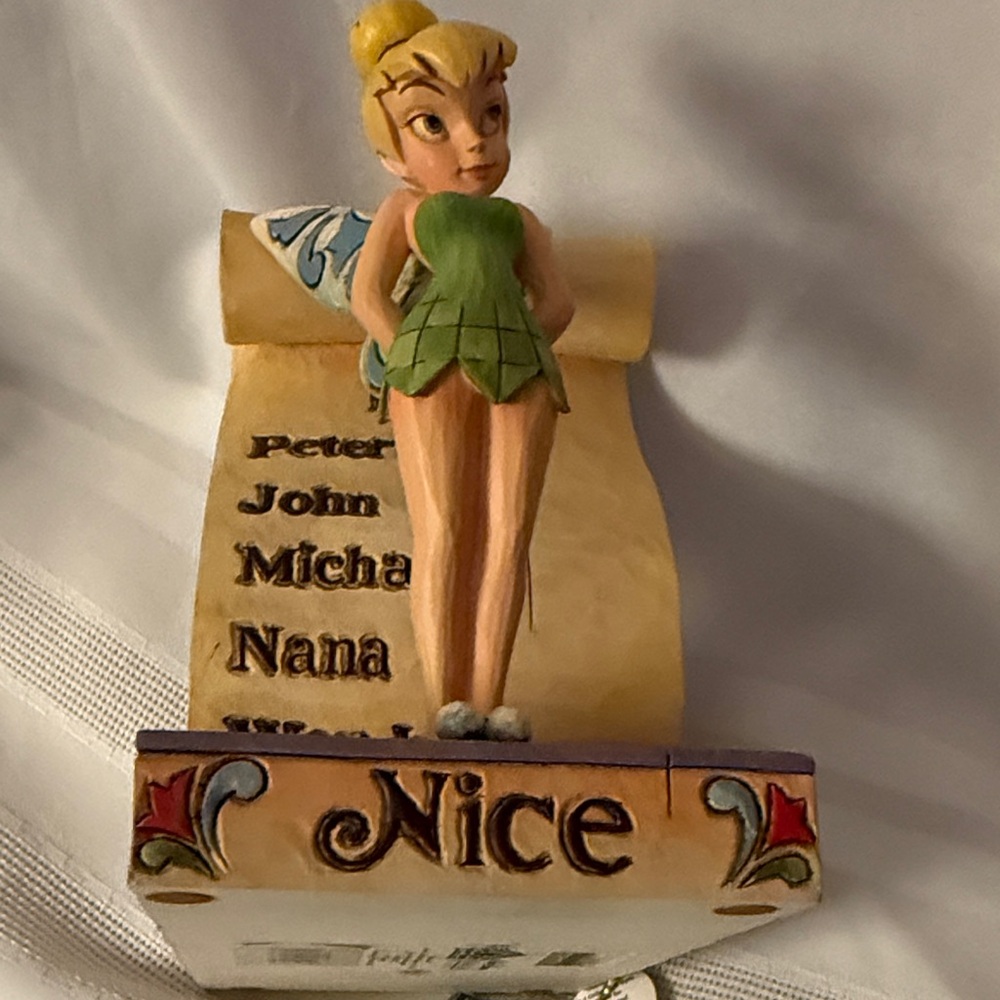 Enesco Tinker Bell Figurine with Green and Blue Accents Jim shore - Picture 6 of 10